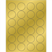 1 5/8" Gold Foil Circle 2400/Cs - LL216GD