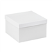 10 x 10 x 6 White Deluxe Gift Box Bottoms 50/Cs (Fits Lid 10 x 10) - DGB10106W
