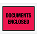 10 x 12" Red "Documents Enclosed" Envelopes 500/Case  - PL437