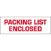 2 x 110 yds. - Packing List Enclosed (18 Pack) Pre-Printed Carton Sealing Tape 18 Rolls/Cs - T902P0318PK