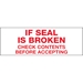 2 x 55 yds. - If Seal Is Broken... (18 Pack) Tape Logic Pre-Printed Carton Sealing Tape 18 Rolls/Cs - T901P1618PK