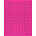3/4" Fluorescent Pink Circle Laser Labels 108/Sht - LL190PK