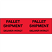 3 x 10 - Pallet Shipment - Deliver Intact (Fluorescent Red) Labels 500/Rl - DL1330