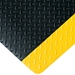 3 x 12 Black/Yellow  Diamond Plate Anti-Fatigue Mat - MAT288BY