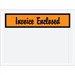 4 1/2" x 6" Orange "Invoice Enclosed" Envelopes 1000/Cs - PL3