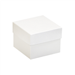 4 x 4 x 3 White Deluxe Gift Box Bottoms 50/Cs (Fits Lid 4 x 4) - DGB443W