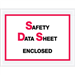 6 1/2 x 5" "Safety Data Sheet Enclosed" SDS Envelopes 1000/Case  - PL495