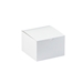 6 x 4-1/2 x 4-1/2 GIFT BOX WHITE 100/Cs - GB644
