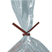 7 x 5/32 Red Paper Poly Bag Ties 2000/Cs - PBT7R