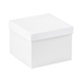 8 x 8 x 6 White Deluxe Gift Box Bottoms 50/Cs (Fits Lid 8 x 8) - DGB886W