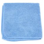 Microfiber Cleaning Cloths, 16" x 16", Blue 12/Cs - HS-2502-BL