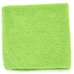 Microfiber Cleaning Cloths, 16" x 16", Green 12/Cs - HS-2502-GR