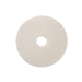 Super Polishing Pad 17" Diameter, White, Polyester Fiber 5/Cs - AO-401217