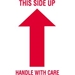 3 X 5 - This Side Up - Handle With Care Labels 500/Roll - DL1050