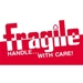 3 X 5 - Fragile - Handle With Care Labels 500/Roll - DL1160