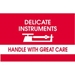 3 X 5 Delicate Instruments Handle With Great Care 500/Rl - DL1340