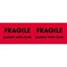 3 X 10 - Fragile - Handle With Care Labels 500/Roll - DL3131