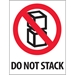 3 X 4 - Do Not Stack Labels 500/Roll - IPM309