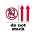4 X 4 - Do Not Stack Labels 500/Roll - IPM324