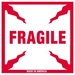4 X 4 - Fragile Labels 500/Roll - SCL501