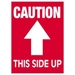 3 X 4 - Caution - This Side Up Labels 500/Roll - SCL511R