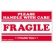 3 X 5 - Fragile - Handle With Care Labels 500/Roll - SCL536