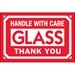2 x 3 - Glass - Handle With Care - Thank You Labels 500/Roll - DL1062