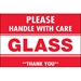 2 x 3 - Glass - Handle With Care Labels 500/Roll - DL2164