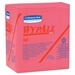 WypAll X80 Wipers 1/4-Fold Hydroknit 12 1/2" x 13" Red 4/50's - KC-41029