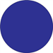 1-1/2 Inch Dark Blue Inventory Circle Labels 500/Roll - DL612B