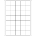 1 1/2" x 1 1/2" White 3500/Cs - LL108