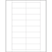 1 1/4 x 3" Plastic Label Holder Insert Cards 800/Cs - LH251