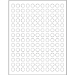 1/2" White Circle Laser Labels 154/Sht - LL140