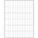 1/2 x 1 3/4" White Rectangle Laser Labels 96/Sht - LL103