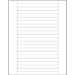 1/2 x 6" Plastic Label Holder Insert Cards 1000/Cs - LH240