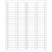 1 3/4" x 1/2" Crystal Clear Rectangle 8000/Cs - LL235CC