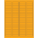 1 3/4" x 1/2" Fluorescent Orange 8000/Cs - LL170OR