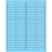 1 3/4" x 1/2" Fluorescent Pastel Blue 8000/Cs - LL170BE