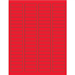 1 3/4" x 1/2" Fluorescent Red 8000/Cs - LL170RD
