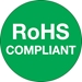 1 Circle - RoHS Compliant Green Labels 500Roll - DL1299
