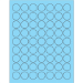 1" Fluorescent Pastel Blue 6300/Cs - LL191BE