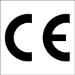 1" x 1" - "C E" Regulated Labels 500/Rl - DL1378