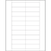 1 x 3" Plastic Label Holder Insert Cards 1000/Cs - LH246