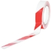 1 x 36 yds. Red/White Striped Vinyl Safety Tape 48 Rolls/Cs - T9136RW