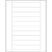 1 x 6" Plastic Label Holder Insert Cards 500/Cs - LH248