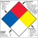 10 3/4 x 10 3/4 - Health Hazard Fire Hazard Specific Hazard Reactivity 50/Cs - DL1292