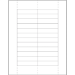 11/16 x 3" Plastic Label Holder Insert Cards 1200/Cs - LH242