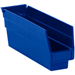 11 5/8 x 2 3/4 x 4 Blue  Plastic Shelf Bin Boxes 36 Bins/Cs - BINPS101B