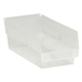 11 5/8 x 6 5/8 x 4 Clear  Plastic Shelf Bin Boxes 30 Bins/Cs - BINPS103CL