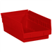 11 5/8 x 6 5/8 x 4 Red  Plastic Shelf Bin Boxes 30 Bins/Cs - BINPS103R